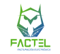 Logotipo de Factel para aplicaciones a medida Logotipo de Factel representando aplicaciones a medida.